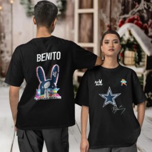 Dallas Cowboys Bad Bunny 2026 Super Bowl LX two sided T shirt