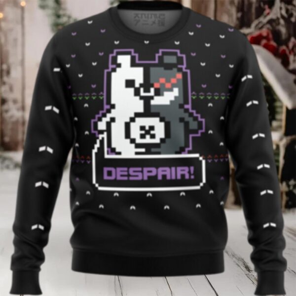 Danganronpa Monokuma Despair Ugly Christmas Sweater