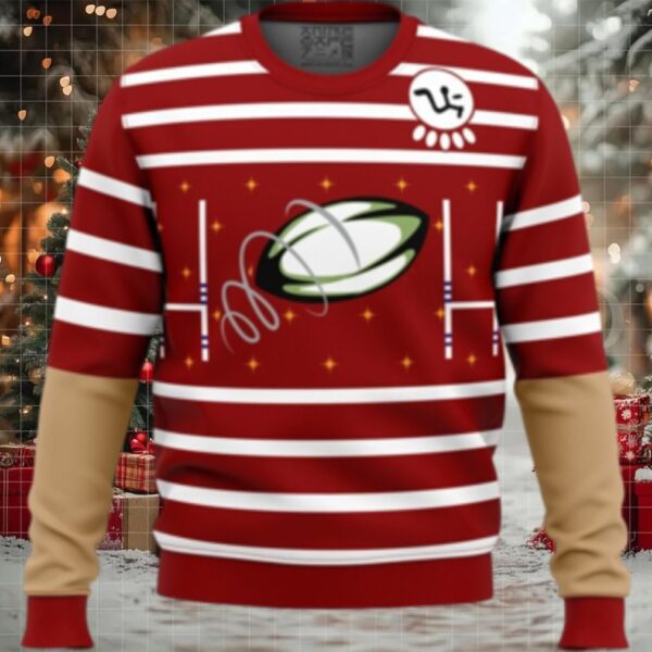 David King Rugby Shirt Dead by Daylight Ugly Christmas Sweater