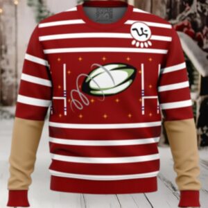David King Rugby Shirt Dead by Daylight Ugly Christmas Sweater