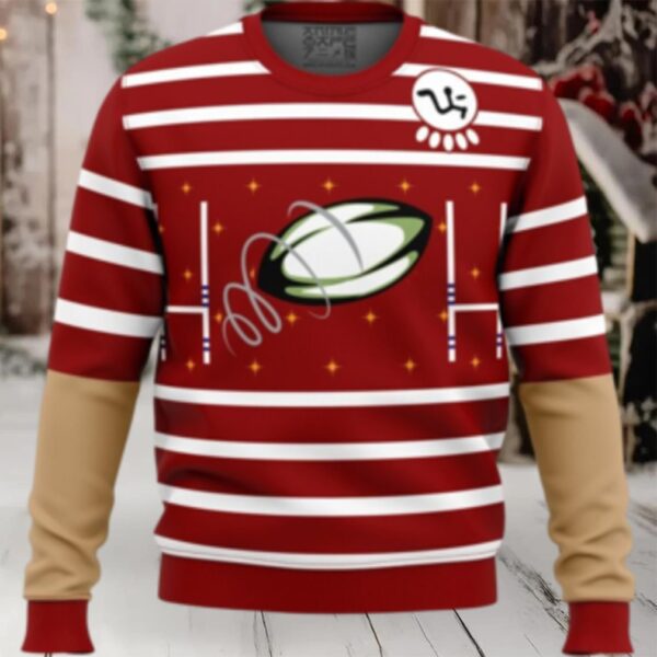 David King Rugby Shirt Dead by Daylight Ugly Christmas Sweater