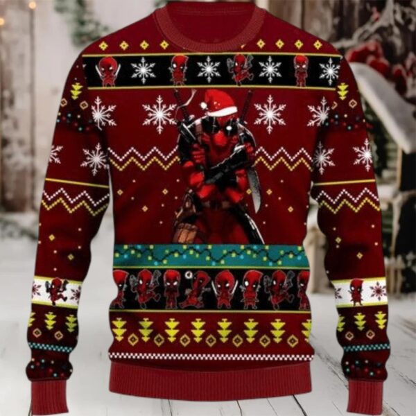 Deadpool 3 Ugly Sweater Gifts