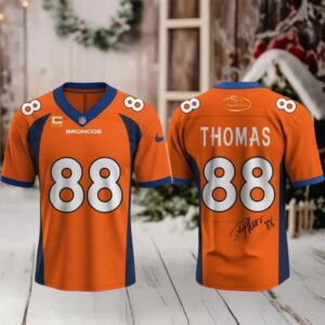 Denver Broncos #88 Thomas Hall of Fame 2025 Personalized Football Jersey