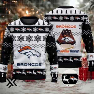 Denver Broncos Ugly Christmas Sweater 2025 X7LG2QFU8