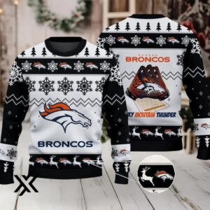 Denver Broncos Ugly Christmas Sweater 2025 X7LG2QFU8