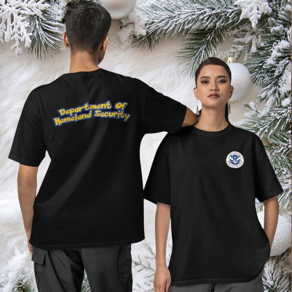 Department of Homeland Security two sided T shirt