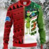 Nfl Chicago Bears Ugly Sweater Printed Christmas Santa Claus Ho Ho Ho Show Team Spirit