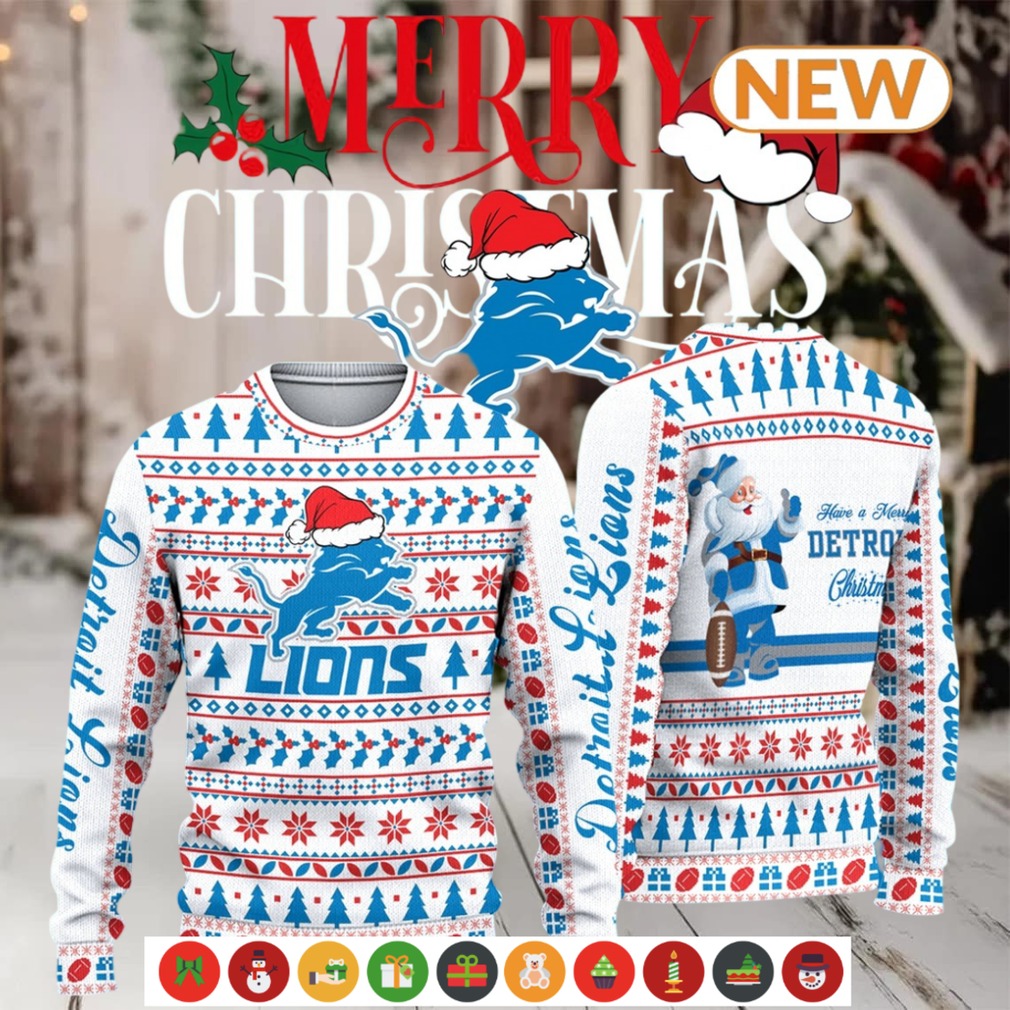 Detroit Lions Merry Christmas 2025 Knitted Sweater Detroit Lions Merry Christmas 2025 Knitted Sweater