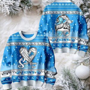 Detroit Lions Smart Woman Loves Her Sweater