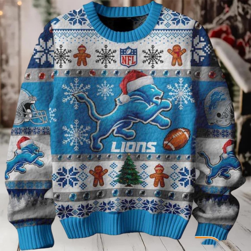 Detroit Lions They Not Like Us Christmas Ugly Sweater Detroit Lions They Not Like Us Christmas Ugly Sweater