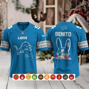 Detroit Lions x Bad Bunny 2025 Super Bowl Jersey