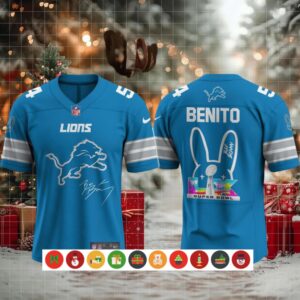 Detroit Lions x Bad Bunny 2025 Super Bowl Jersey