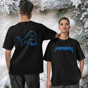 Detroit Lions x Hutch Unbroken two sided T shirt