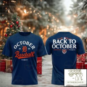Detroit Tigers Back To OCTOBER 2025 shirt