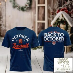 Detroit Tigers Back To OCTOBER 2025 shirt