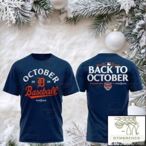 Detroit Tigers Back To OCTOBER 2025 shirt
