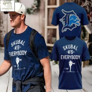 Detroit Tigers Celebrating With Detroit Lions Skubal K’s Everybody 2025 shirt