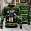 Firefighter Firemas Carry Xmas Tree Ugly Christmas Sweater Green Big And Tall