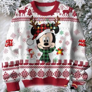 Disney Mickey Mouse Merry Christmas Ugly Sweater