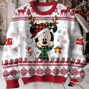 Disney Mickey Mouse Merry Christmas Ugly Sweater