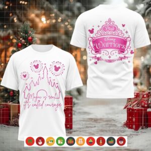 Disney Princess We Wear Pink Warriors Shirt