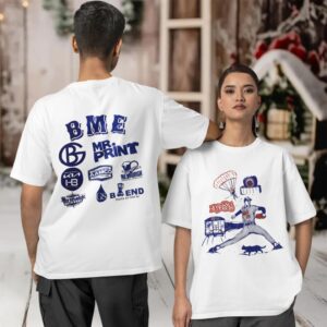 Doc Gooden New York Mets 1986 BME Two sided T shirt