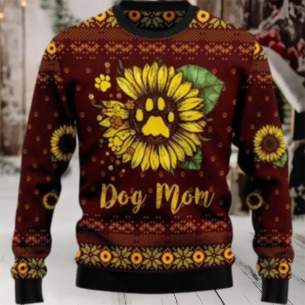 Dog Mom Ugly Christmas Sweater