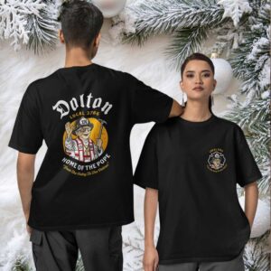 Dolton local 3766 home of the pope two sided T shirt