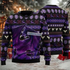 Dragon Purple Ugly Christmas Sweaters On Sale