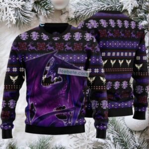 Dragon Purple Ugly Christmas Sweaters On Sale