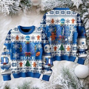 Duke Blue Devils They Not Like Us Christmas Ugly Sweater