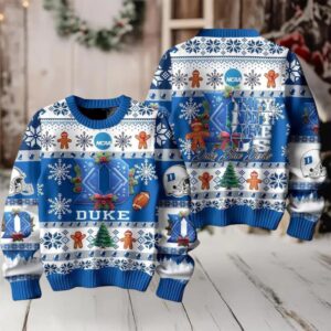 Duke Blue Devils They Not Like Us Christmas Ugly Sweater