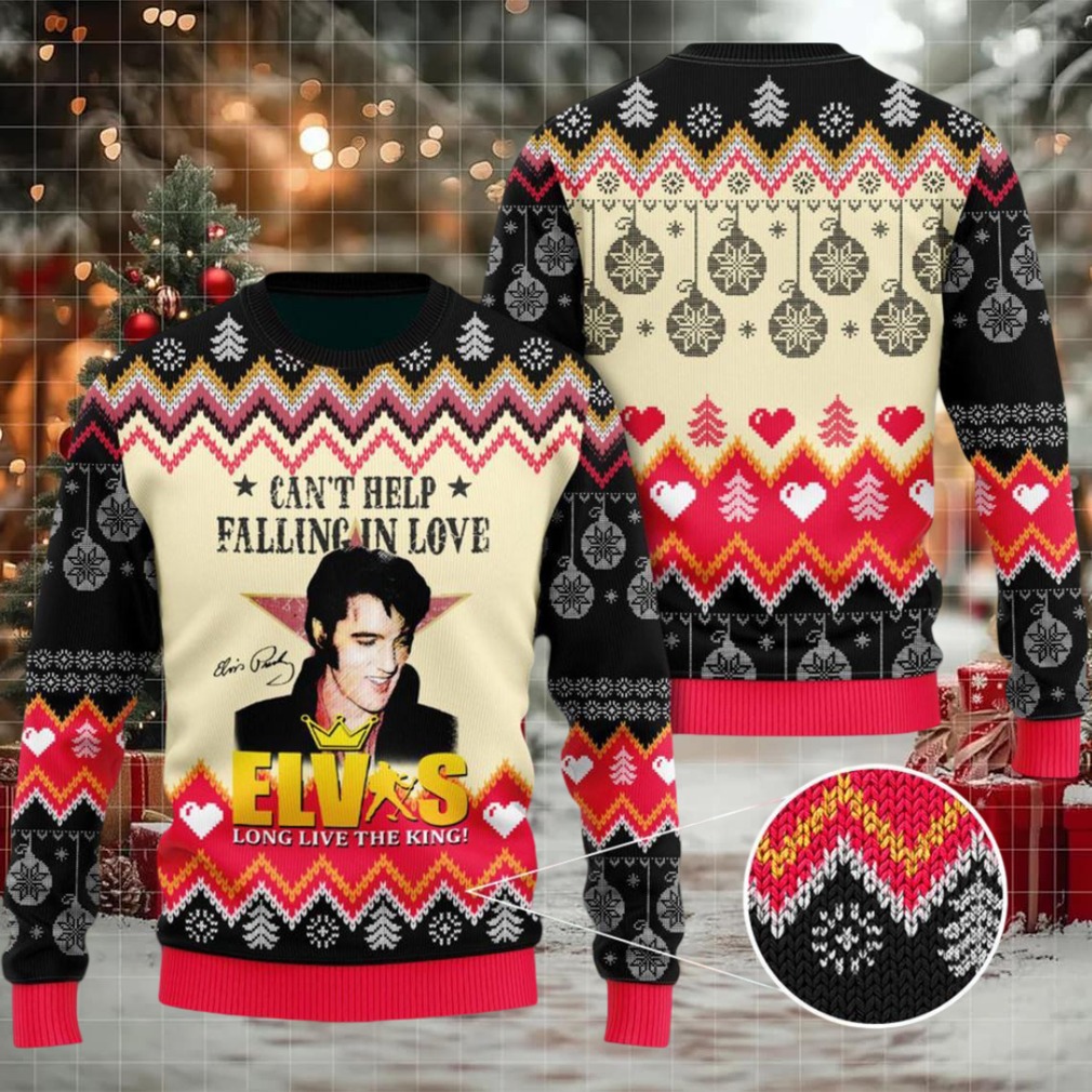 Elvis Presley 3D Ugly Christmas Sweater Version Elvis Presley 3D Ugly Christmas Sweater Version