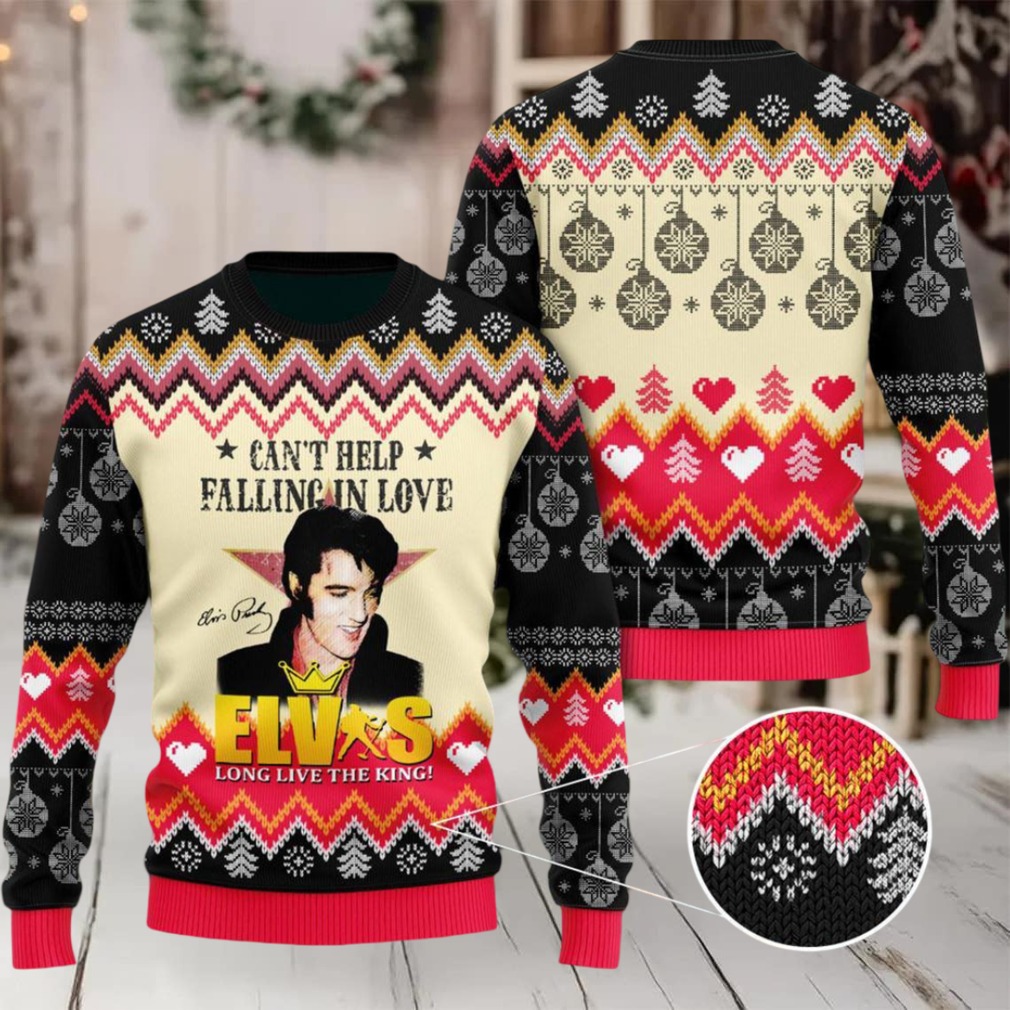 Elvis Presley 3D Ugly Christmas Sweater Version Elvis Presley 3D Ugly Christmas Sweater Version
