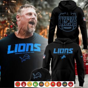 Engineered For Detroit Lions Black Hoodie Shirt