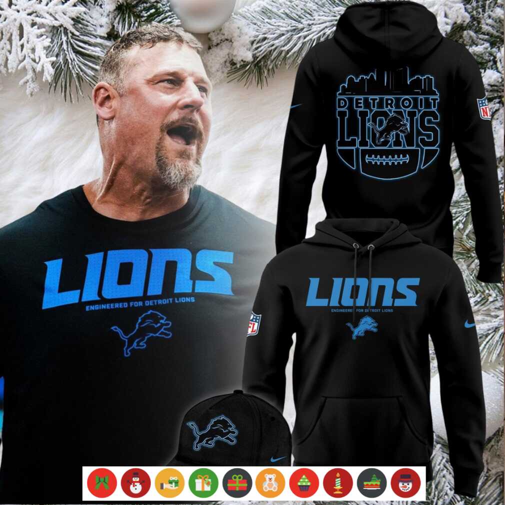 Engineered For Detroit Lions Black Hoodie Shirt Engineered For Detroit Lions Black Hoodie Shirt
