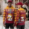 Personalized Arizona Cardinals Christmas Ho Ho Ho Ugly 3D Print Hoodie Personalized Arizona Cardinals Christmas Ho Ho Ho Ugly 3D Print Hoodie