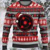 Festive Anime Xmas Sweater – Unique Holiday Design With Christmas Tree & Guns Festive Anime Xmas Sweater – Unique Holiday Design With Christmas Tree & Guns