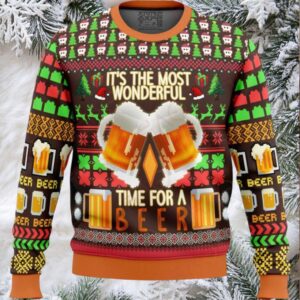 Festive Beer Ugly Christmas Sweater – Perfect Holiday Gift For Beer Lovers!