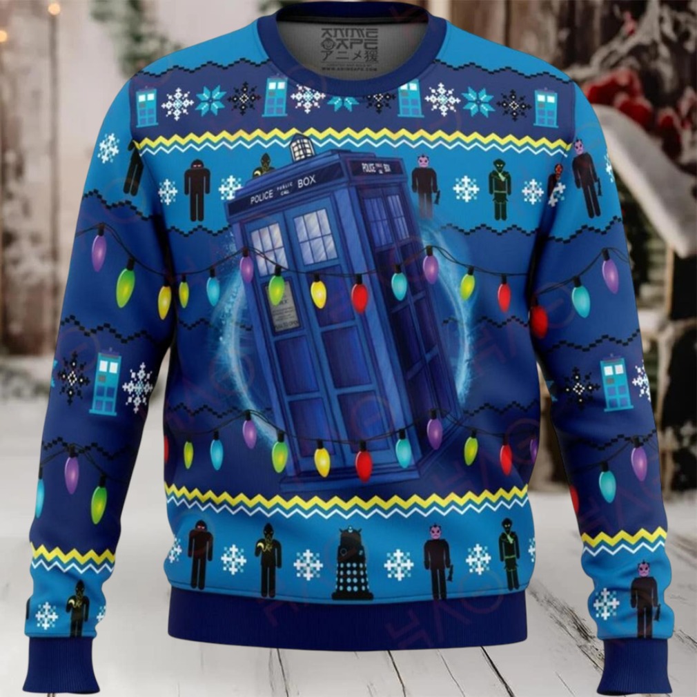 Festive Blue Sci Fi Holiday Sweater – Perfect Gift For Fans – Cozy & Stylish! Festive Blue Sci Fi Holiday Sweater – Perfect Gift For Fans – Cozy & Stylish!