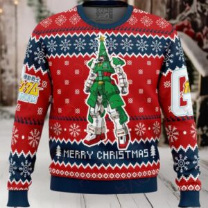 Festive Robot Christmas Sweater – Unique Holiday Style (1)