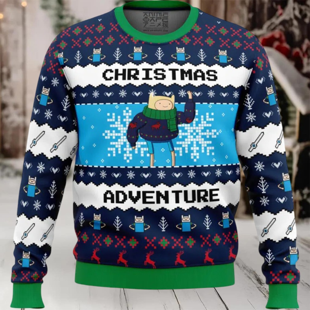 Finn Christmas Adventure Time Ugly Christmas Sweater Finn Christmas Adventure Time Ugly Christmas Sweater