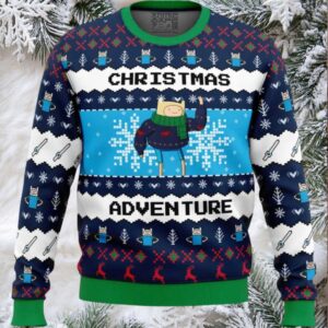 Finn Christmas Adventure Time Ugly Christmas Sweater