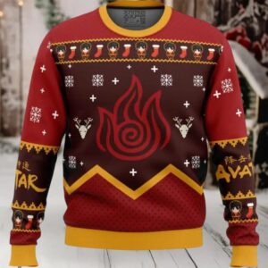 Firebenders Fire Nation Avatar The Last Airbender Ugly Christmas Sweater