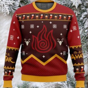 Firebenders Fire Nation Avatar The Last Airbender Ugly Christmas Sweater