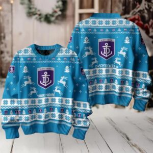 Fremantle FC Custom Ugly Christmas Sweater
