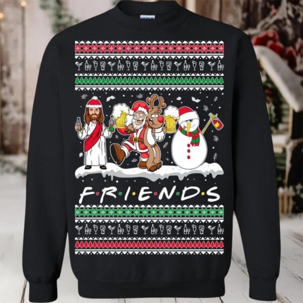 Friends Ugly Sweatshirt, Christmas Ugly Sweater