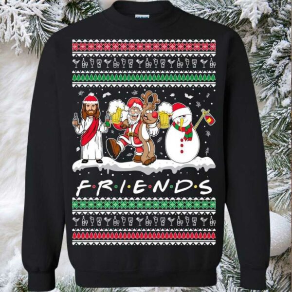 Friends Ugly Sweatshirt, Christmas Ugly Sweater