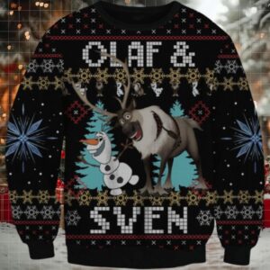 Frozen Olaf Sven 1 Ugly Sweater