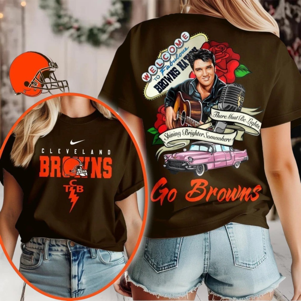 Cleveland Browns NFL Elvis Presley Rose Shirt Cleveland Browns NFL Elvis Presley Rose Shirt